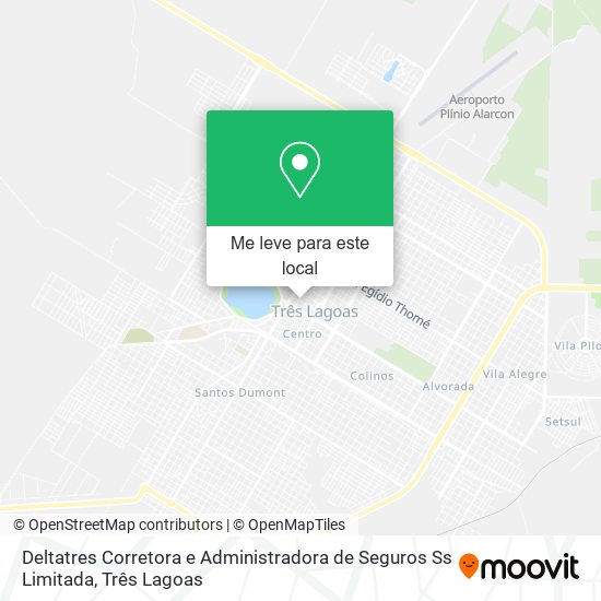 Deltatres Corretora e Administradora de Seguros Ss Limitada mapa