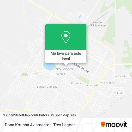 Dona Kotinha Aviamentos mapa