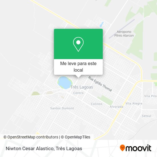 Niwton Cesar Alastico mapa