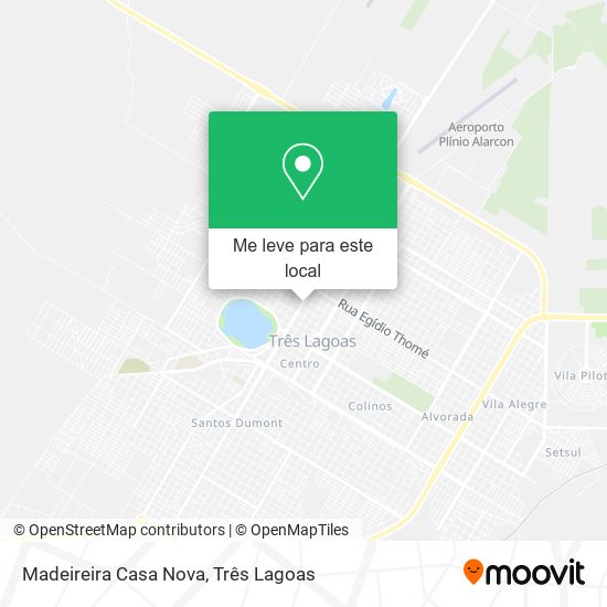 Madeireira Casa Nova mapa