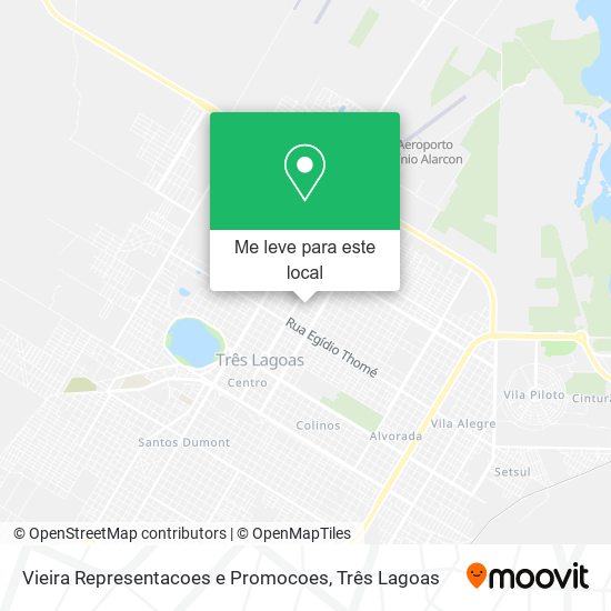 Vieira Representacoes e Promocoes mapa