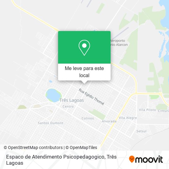 Espaco de Atendimento Psicopedagogico mapa