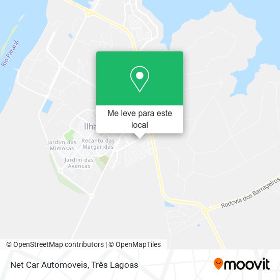 Net Car Automoveis mapa