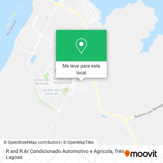 R and R Ar Condicionado Automotivo e Agricola mapa