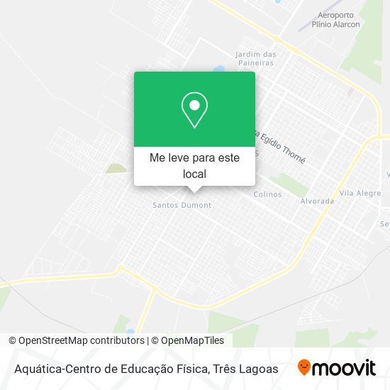 Aquática-Centro de Educação Física mapa