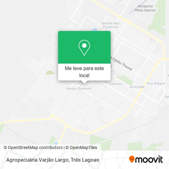 Agropecuária Varjão Largo mapa