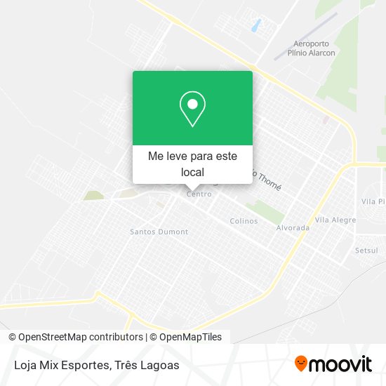 Loja Mix Esportes mapa