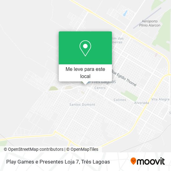 Play Games e Presentes Loja 7 mapa