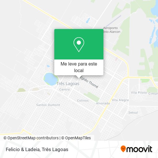 Felicio & Ladeia mapa