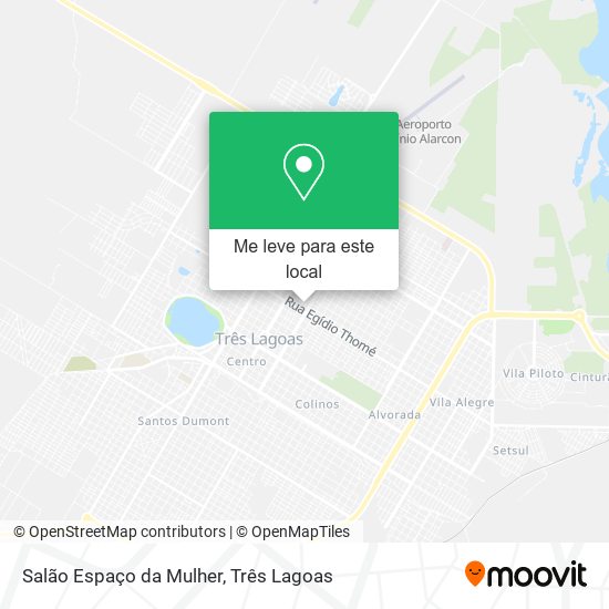 Salão Espaço da Mulher mapa