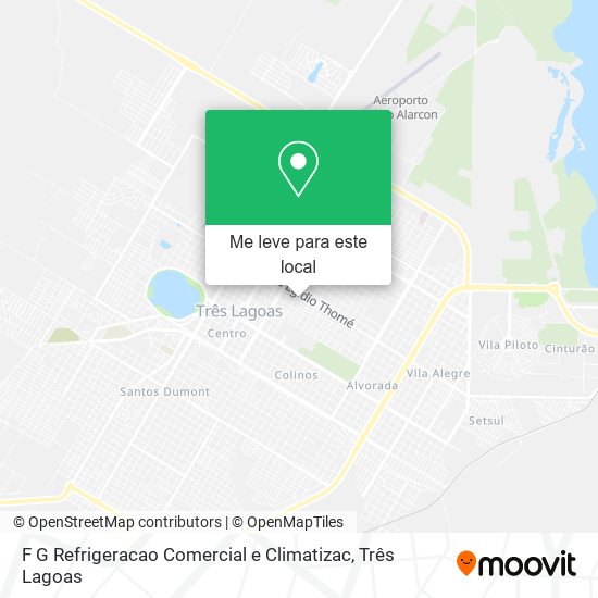 F G Refrigeracao Comercial e Climatizac mapa