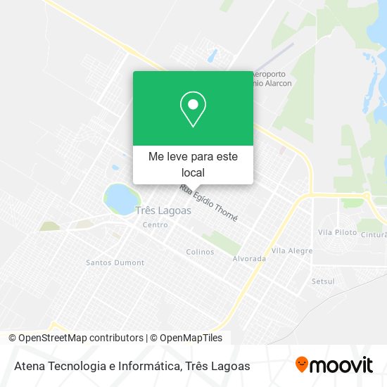 Atena Tecnologia e Informática mapa