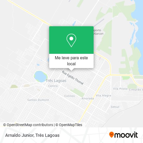 Arnaldo Junior mapa