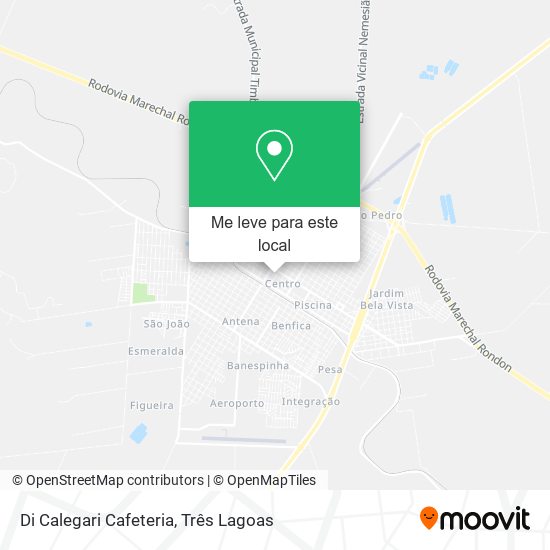 Di Calegari Cafeteria mapa