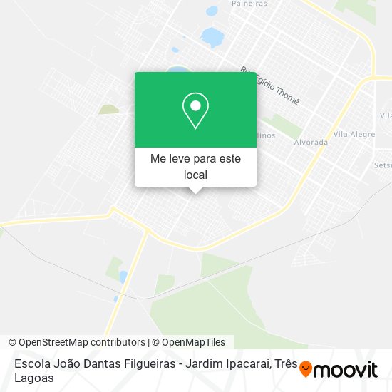 Escola João Dantas Filgueiras - Jardim Ipacarai mapa