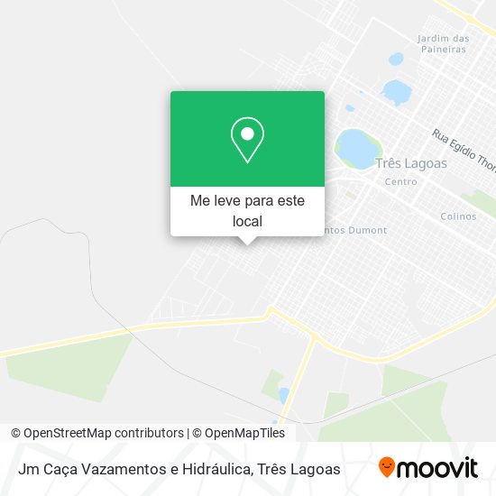 Jm Caça Vazamentos e Hidráulica mapa