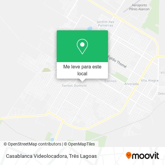 Casablanca Videolocadora mapa