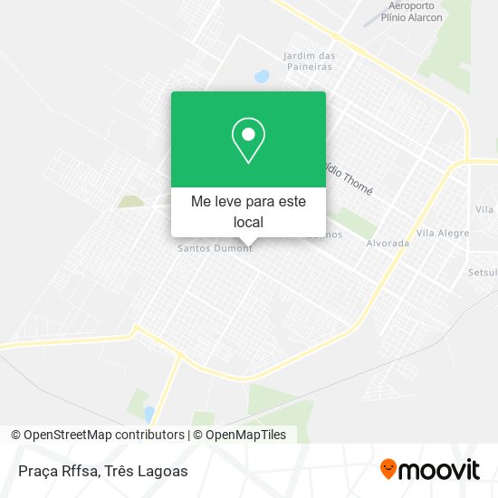 Praça Rffsa mapa