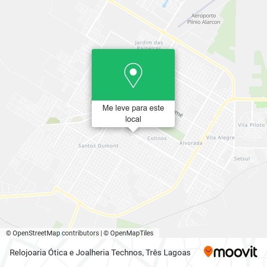 Relojoaria Ótica e Joalheria Technos mapa