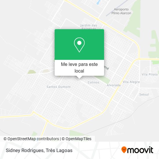 Sidney Rodrigues mapa