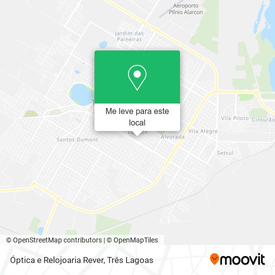 Óptica e Relojoaria Rever mapa