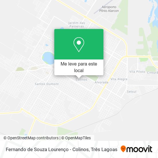 Fernando de Souza Lourenço - Colinos mapa