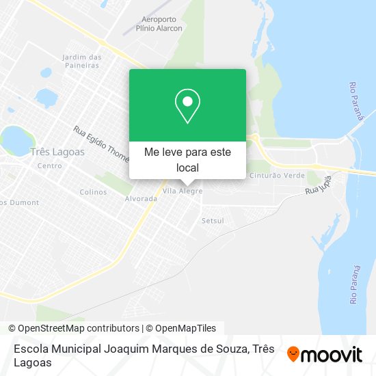 Escola Municipal Joaquim Marques de Souza mapa