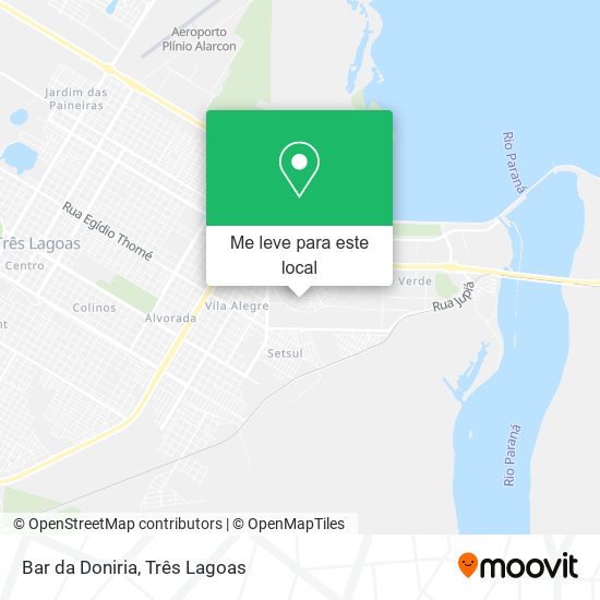 Bar da Doniria mapa