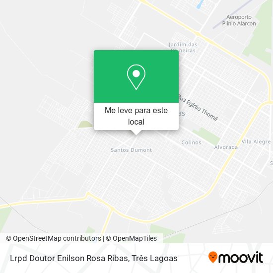 Lrpd Doutor Enilson Rosa Ribas mapa