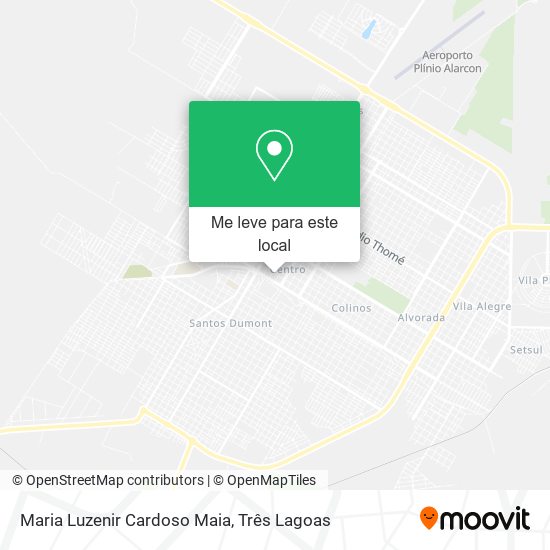 Maria Luzenir Cardoso Maia mapa