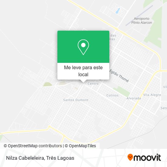 Nilza Cabeleleira mapa