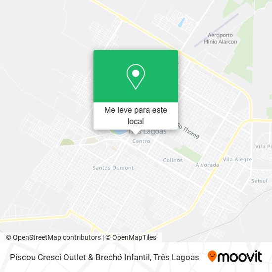 Piscou Cresci Outlet & Brechó Infantil mapa