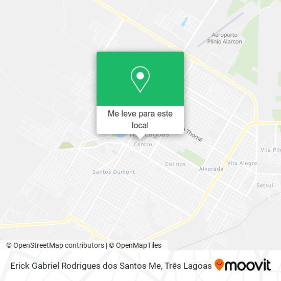 Erick Gabriel Rodrigues dos Santos Me mapa