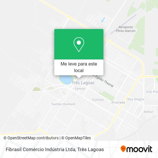 Fibrasil Comércio Indústria Ltda mapa