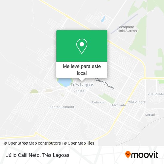 Júlio Calil Neto mapa