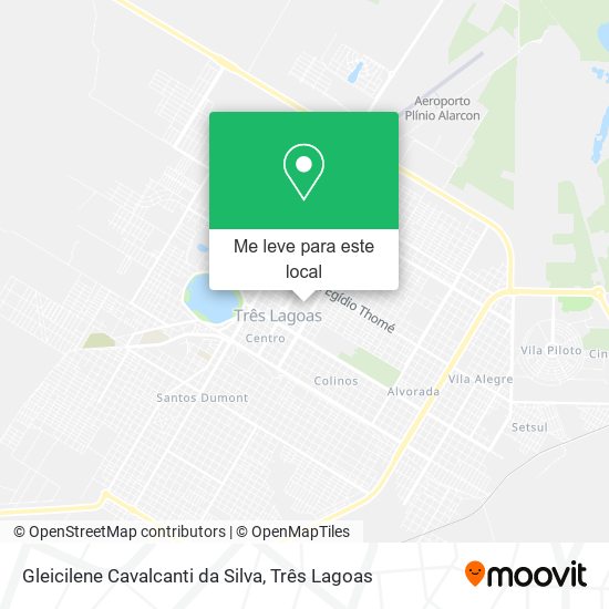 Gleicilene Cavalcanti da Silva mapa