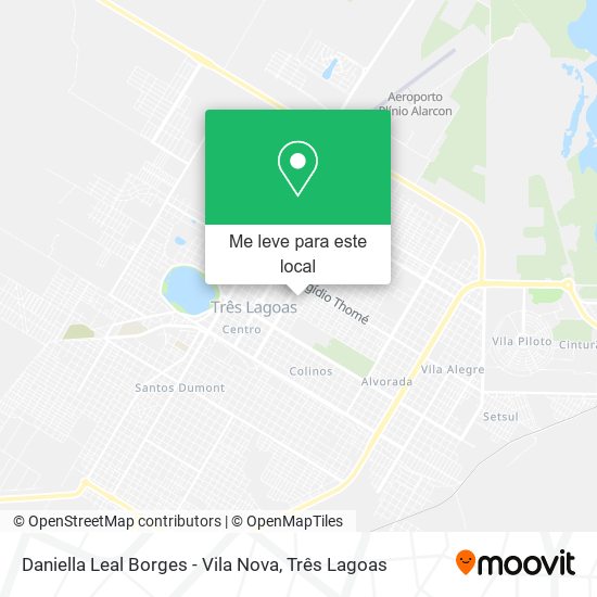 Daniella Leal Borges - Vila Nova mapa