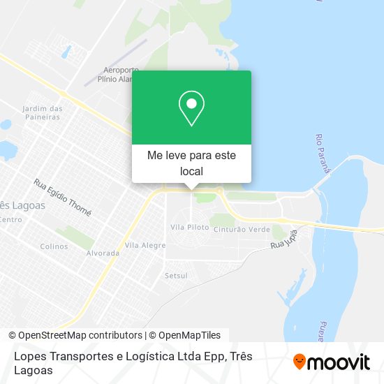 Lopes Transportes e Logística Ltda Epp mapa