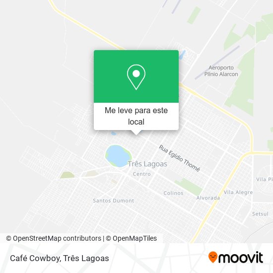 Café Cowboy mapa
