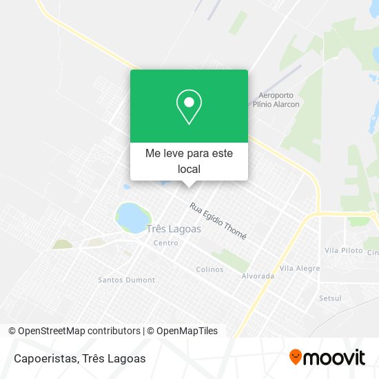 Capoeristas mapa