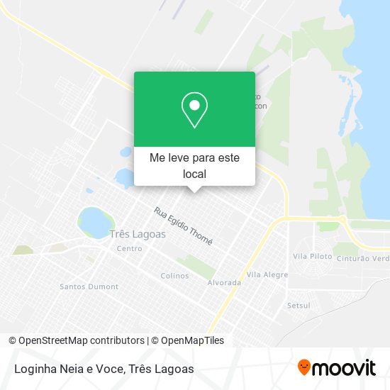 Loginha Neia e Voce mapa