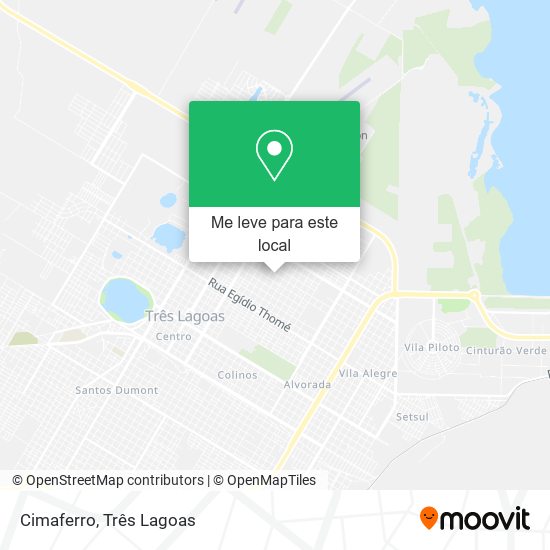 Cimaferro mapa