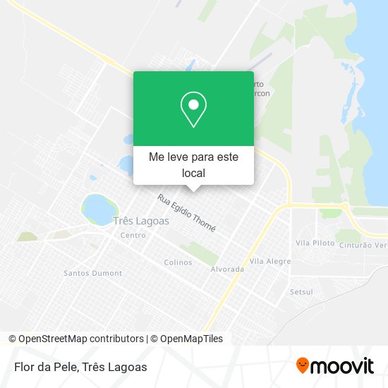 Flor da Pele mapa