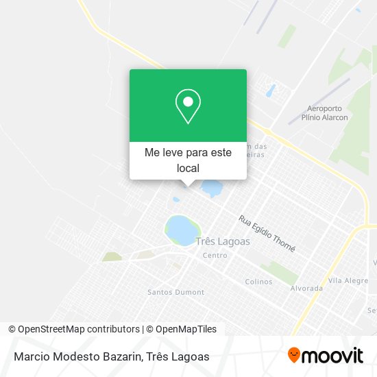 Marcio Modesto Bazarin mapa