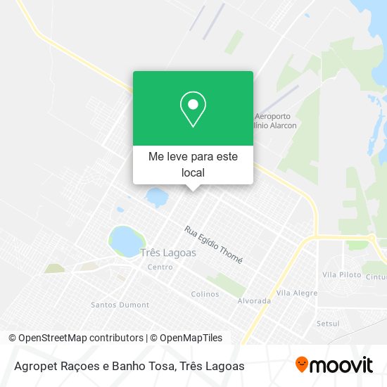 Agropet Raçoes e Banho Tosa mapa