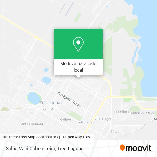 Salão Vani Cabeleireira mapa