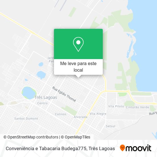 Conveniência e Tabacaria Budega775 mapa