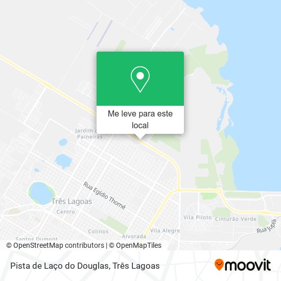 Pista de Laço do Douglas mapa