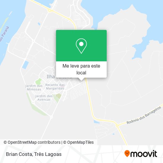 Brian Costa mapa