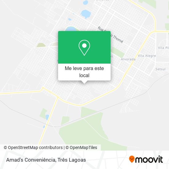 Amad's Conveniência mapa